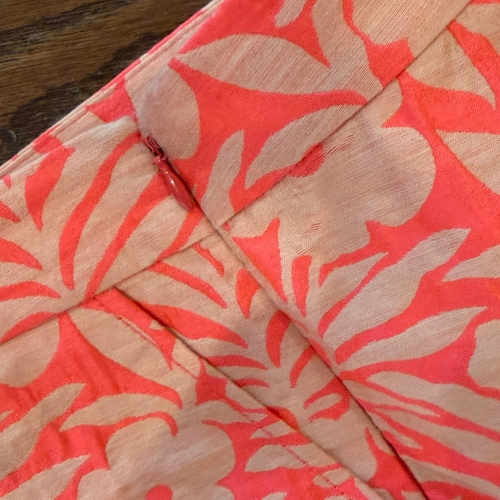 J Crew tropical neon shorts, size 2 - Picture 6 of 9